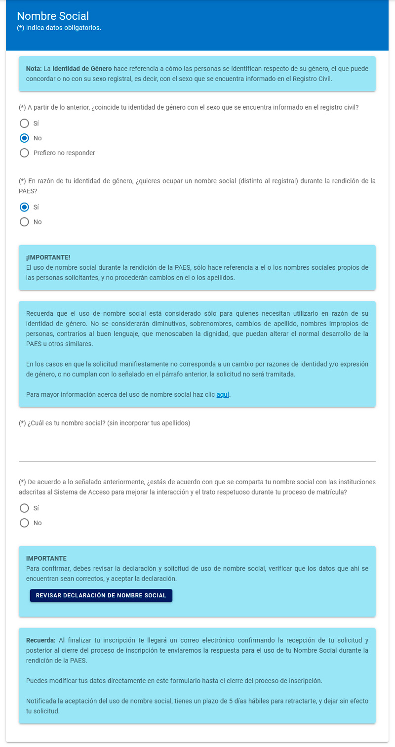 Nombre Social