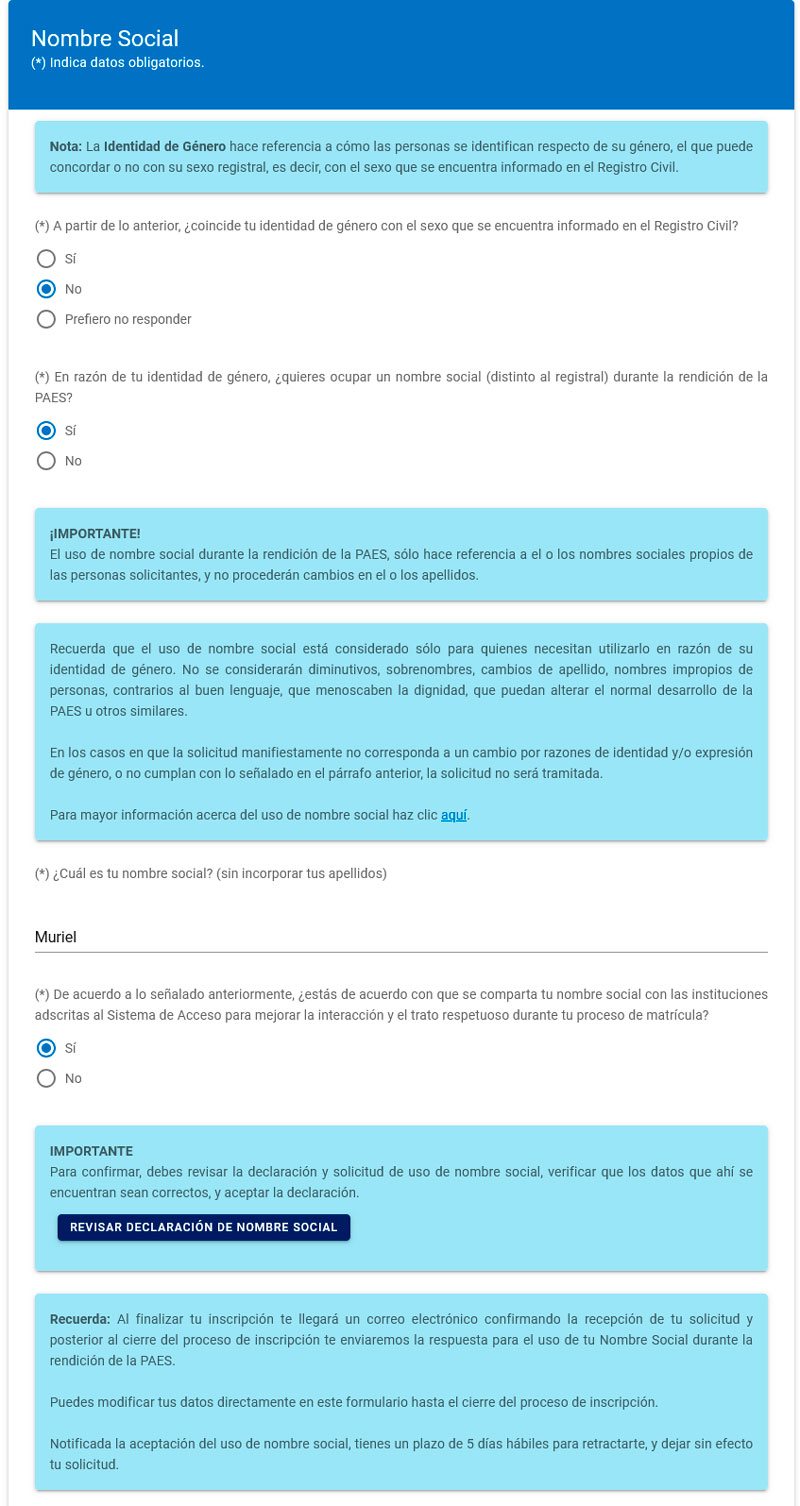 Nombre Social
