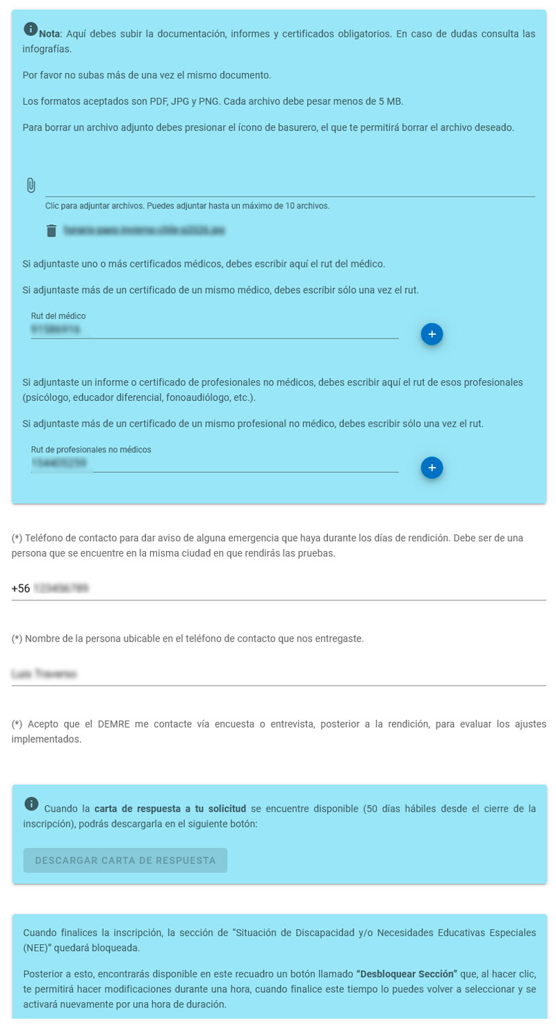 Adjuntar Documentos PSD