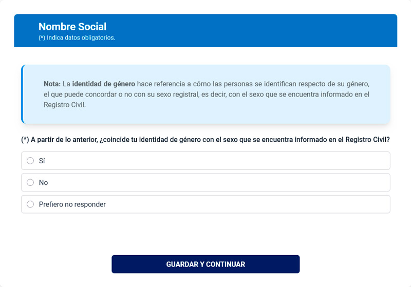 Despliegue de las secciones de la segunda parte de la inscripción.