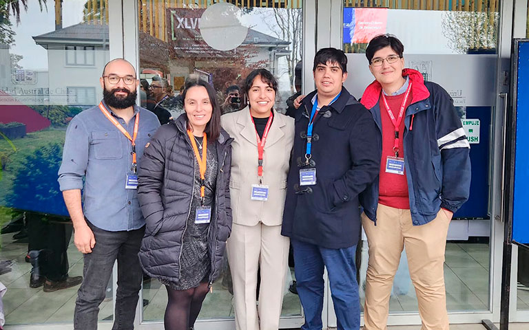 Integrantes del DEMRE que participaron en las jornadas estadísticas de Valdivia
