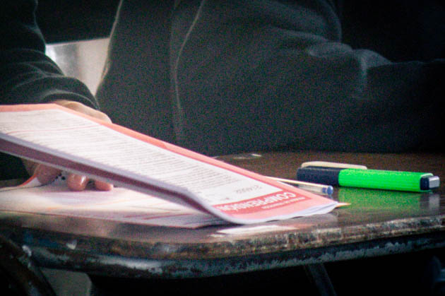 Postulantes rindiendo PAES