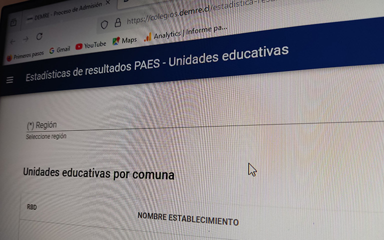 Plataforma de consulta resultados generales y comparativos