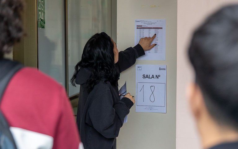 Integrantes del DEMRE que participaron en el segundo Congreso Internacional organizado por la Asociación Chilena de Metodología, Medición y Evaluación (ACMME).