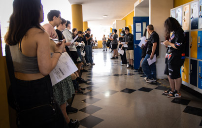 Participante rindiendo PAES.