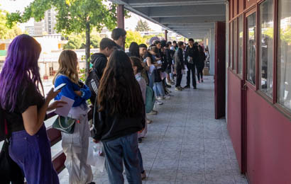 Participantes de la rendición de la PAES Regular