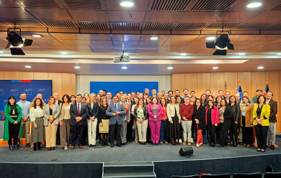 Delegados universitarios reunidos en la U. Andrés Bellos durante primera plenaria anual.