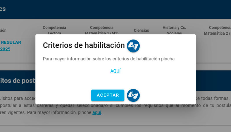 Criterios Habilitación Criterios Habilitación