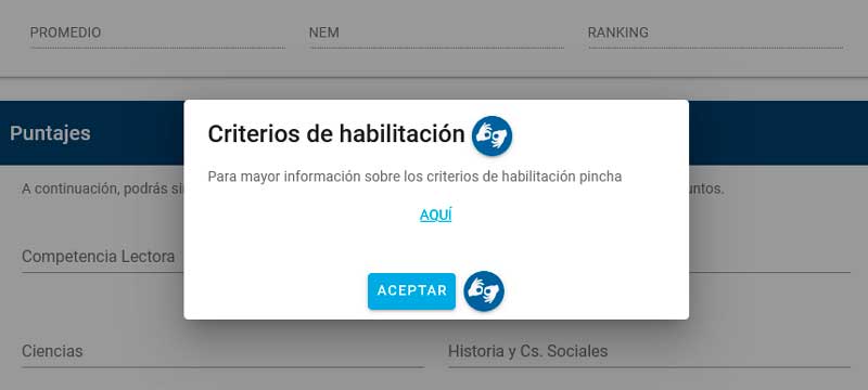 Criterios Habilitación