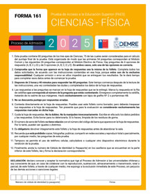 PAES de Invierno Ciencias Física