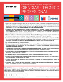 PAES de Invierno Ciencias Técnico Profesional