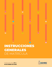 Instrucciones de Matrícula