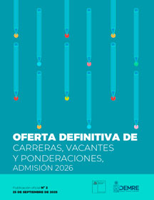 Oferta Definitiva de Carreras, Vacantes y Ponderaciones 