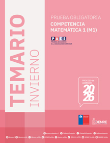 Temario PDT Matemática