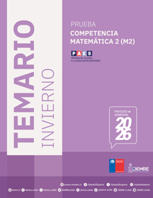 Temario PDT Matemática