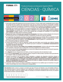 Paes de invierno Ciencias Química