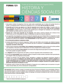 PAES de Invierno oficial de Historia y Ciencias Sociales