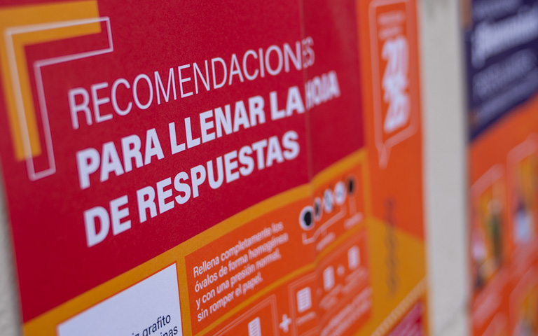 Carteles de horarios PAES de Invierno