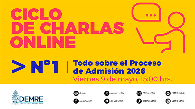 Charla 1: Todo sobre el Proceso de Admisión 2026