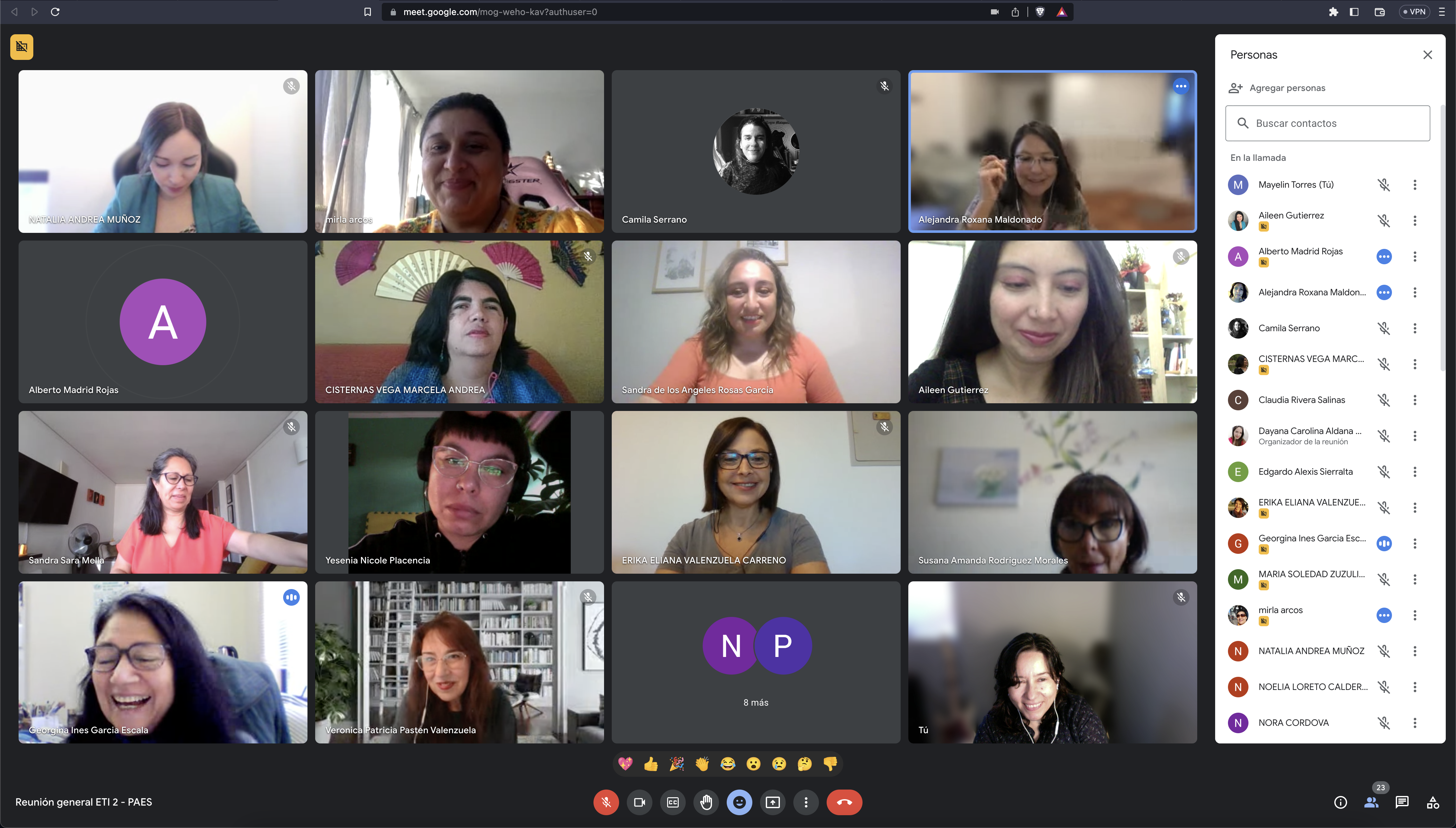Integrantes del Equipo Interdisciplinario durante el Proceso de Admisión 2023 Integrantes del Equipo Interdisciplinario durante el Proceso de Admisión 2023